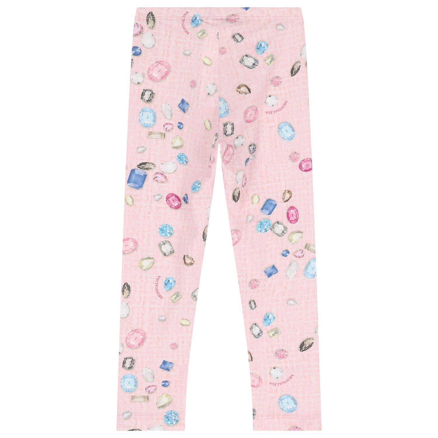 Girls Pink & Ivory Jewel Leggings Set, 1, hi-res image number null
