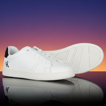 White Logo Trainers