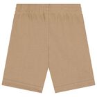 Boys White & Beige Jordan Shorts Set, 2, hi-res