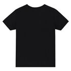 Boys Black Logo T-Shirt, 2, hi-res