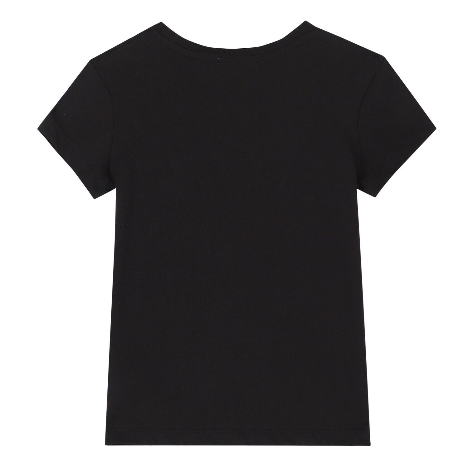 Girls Black Logo T-Shirt, 2, hi-res