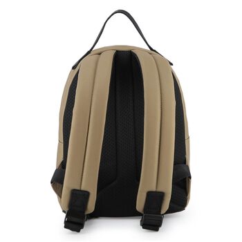 Boys Beige Canvas Backpack