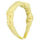 Girls Yellow Crepe Headband, 3, hi-res