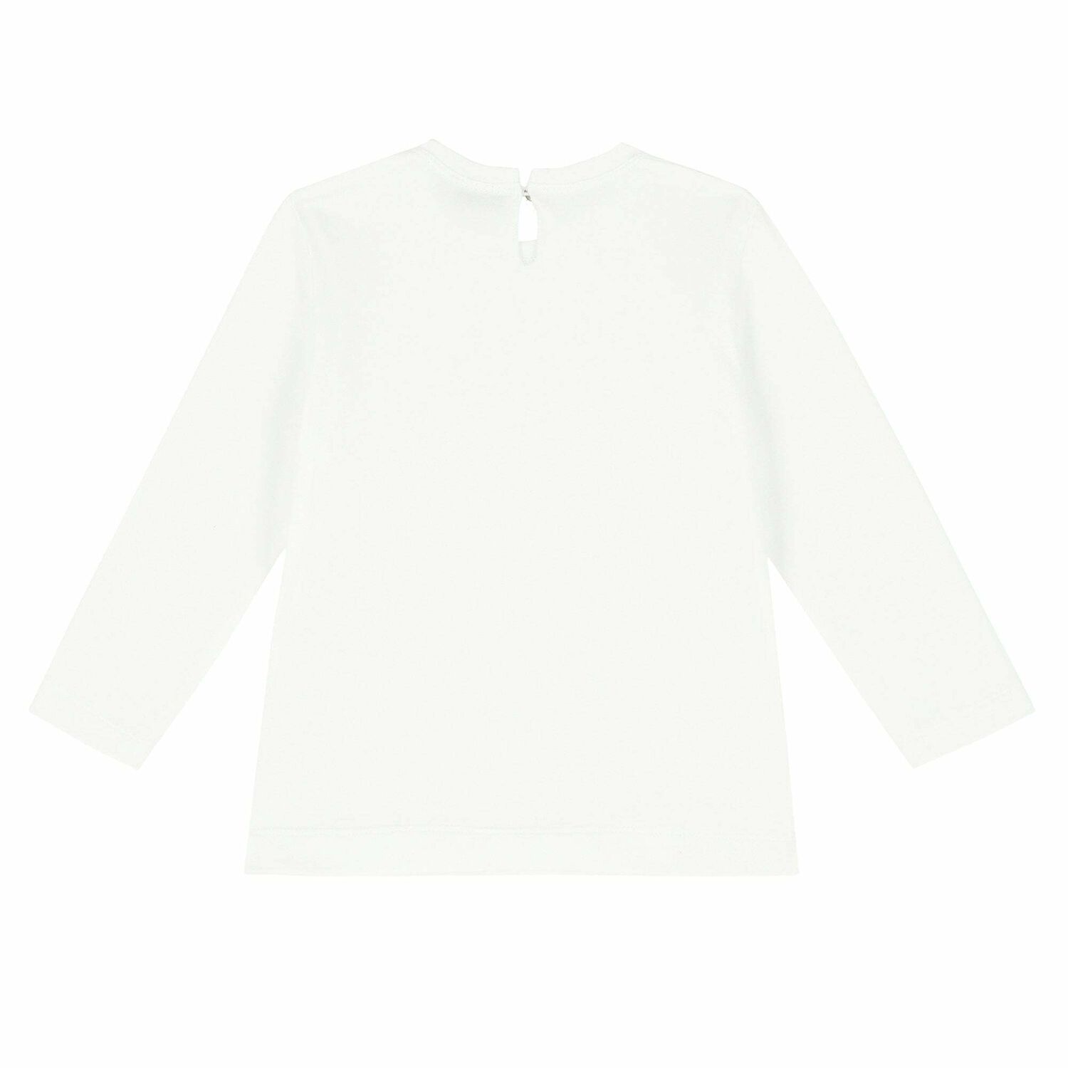 Younger Girls Ivory & Pink Top, 1, hi-res image number null