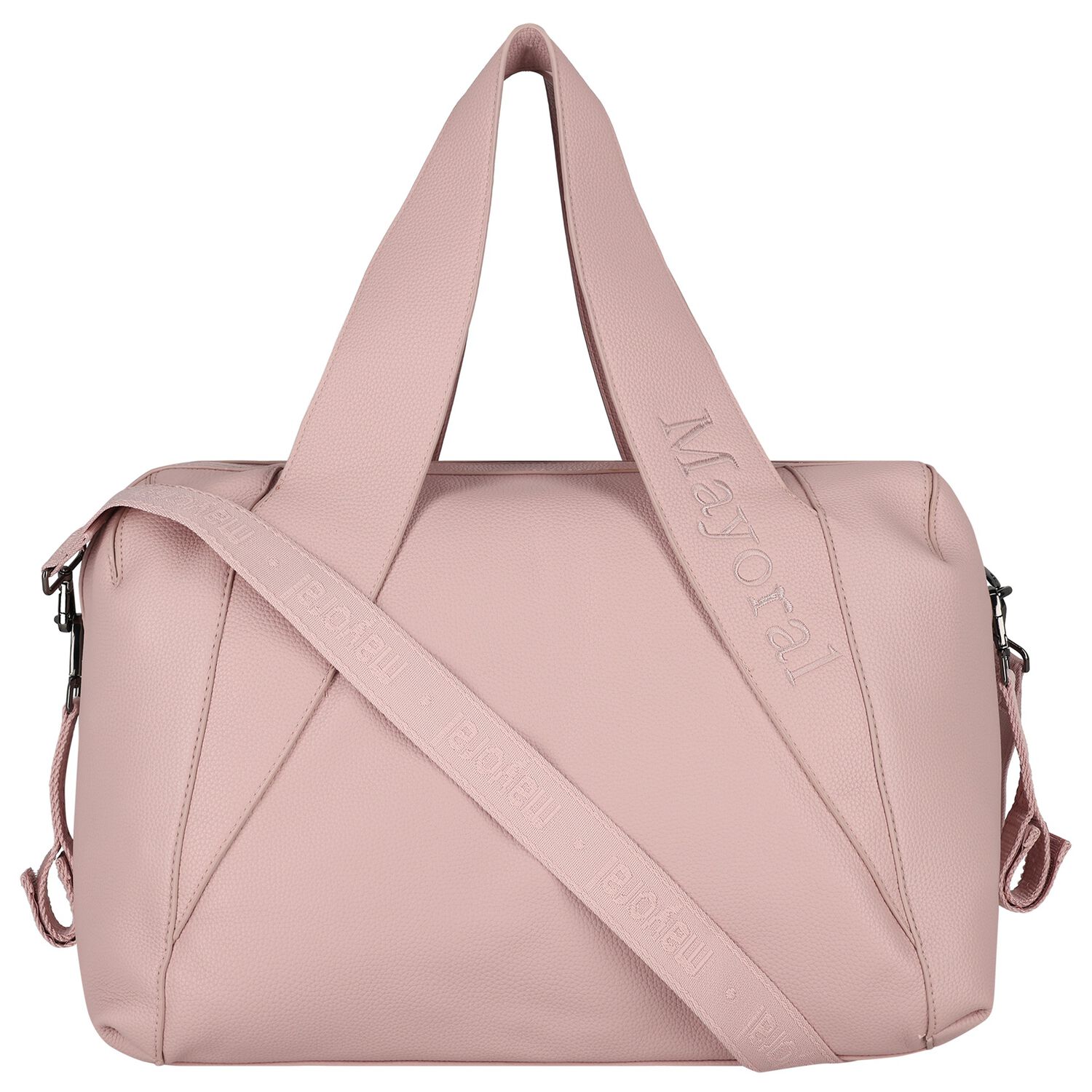 Baby Girls Pink Logo Changing Bag ( 44cm ), 1, hi-res