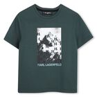 Boys Green Logo T-Shirt, 1, hi-res