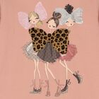 Girls Pink Cotton Jersey Top, 2, hi-res