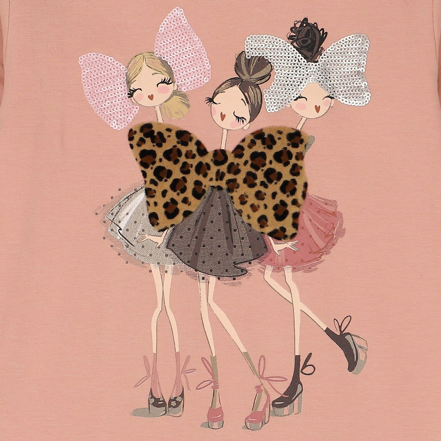 Girls Pink Cotton Jersey Top, 2, hi-res image number null