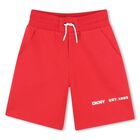 Boys Red Logo Shorts, 2, hi-res