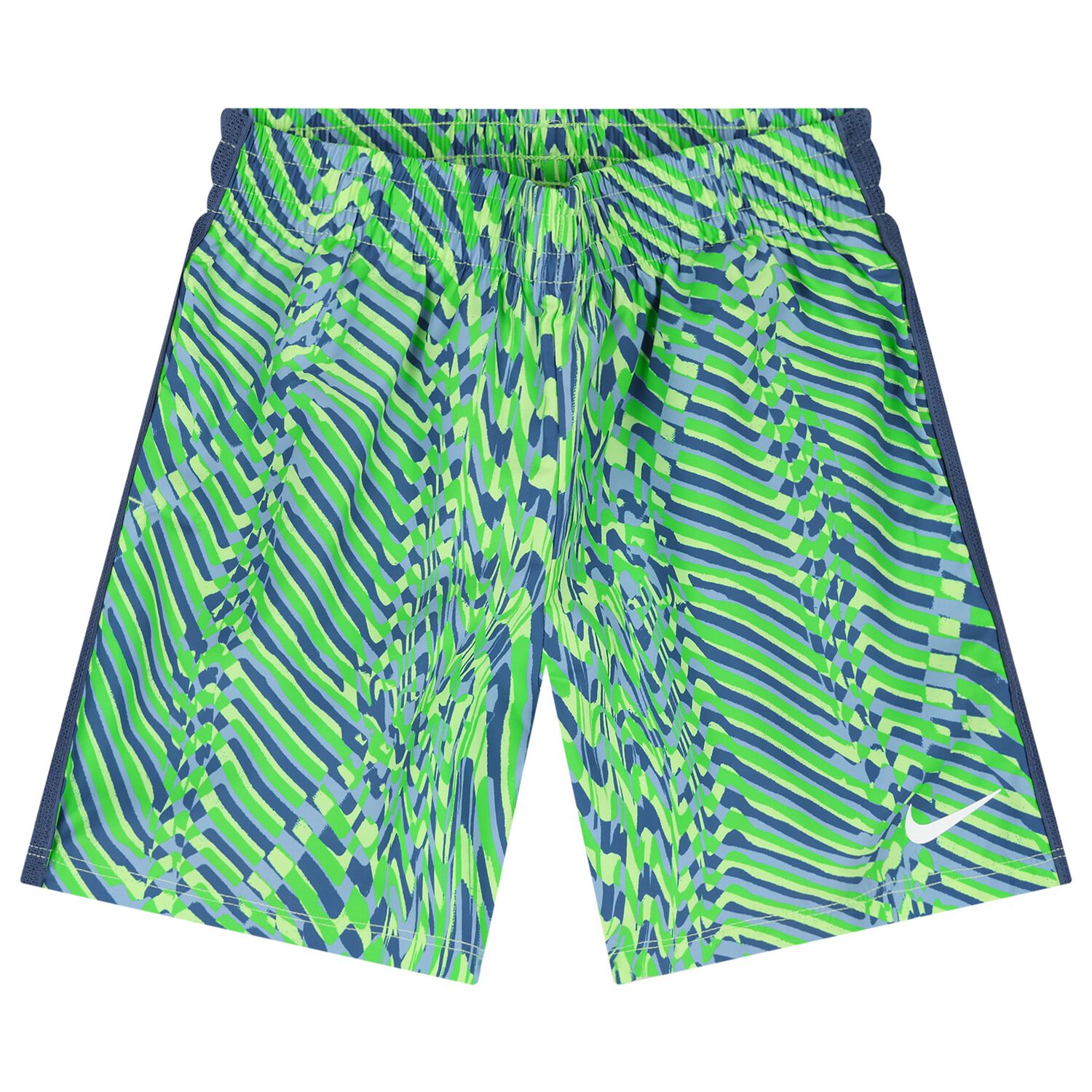 Boys Green & Blue Logo Shorts, 2, hi-res