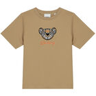 Beige Thomas Bear Logo T-Shirt, 3, hi-res