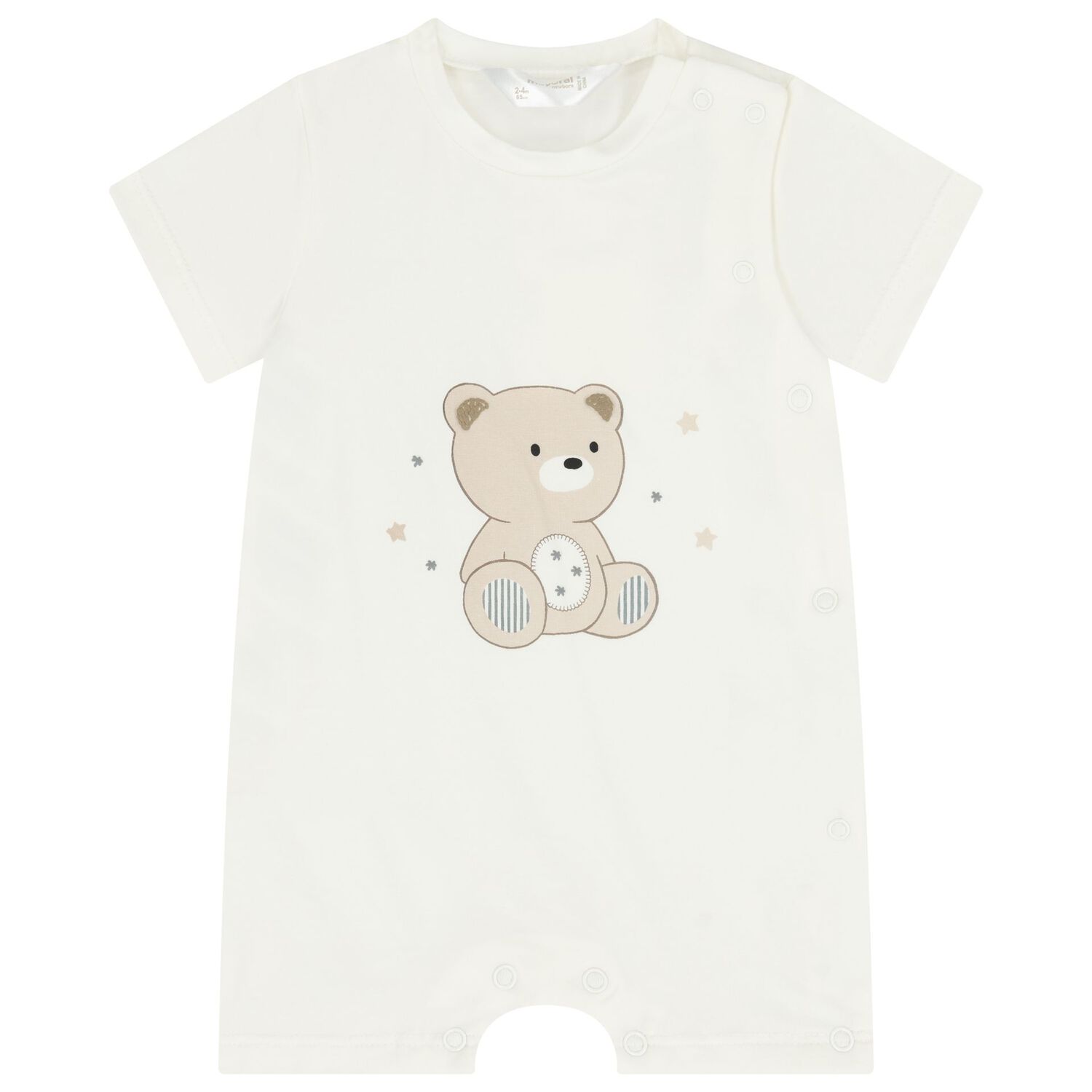 Ivory Teddy Bear Romper Gift Set, 1, hi-res