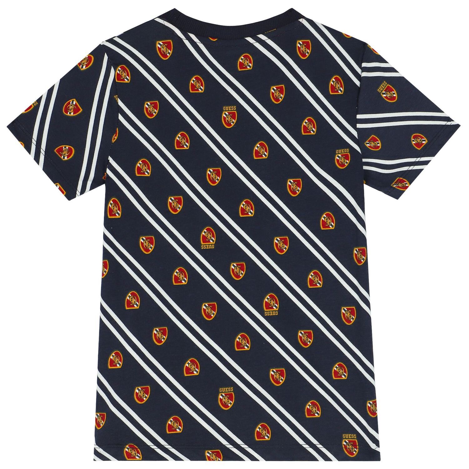 Boys Navy Blue Logo T-Shirt, 4, hi-res