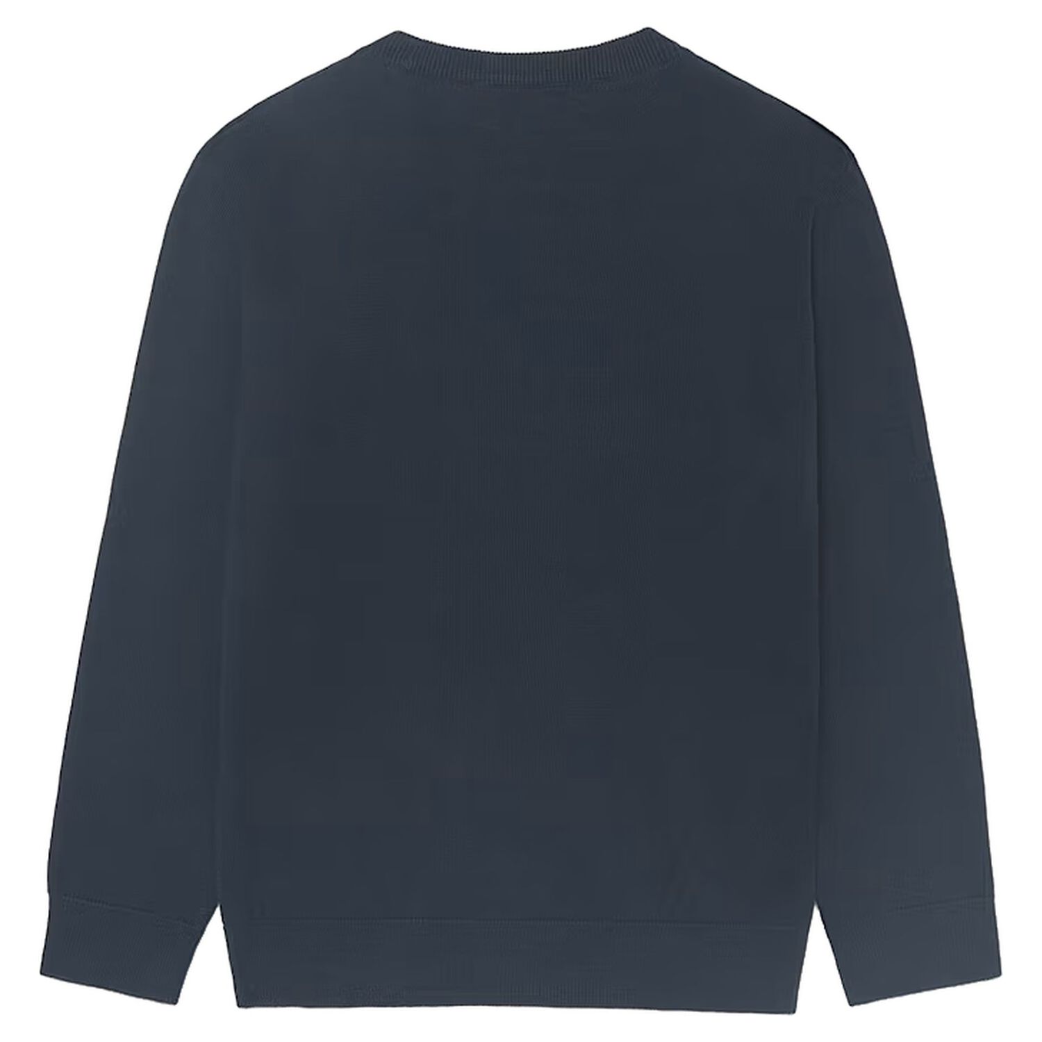 Boys Navy Blue Knitted Jumper, 3, hi-res