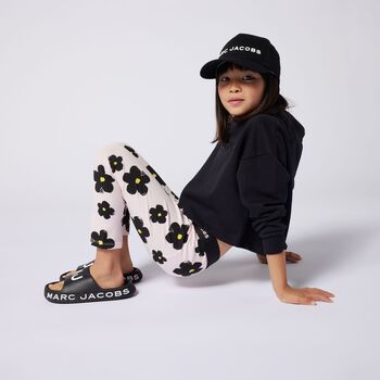 Girls Pink Daisy Leggings