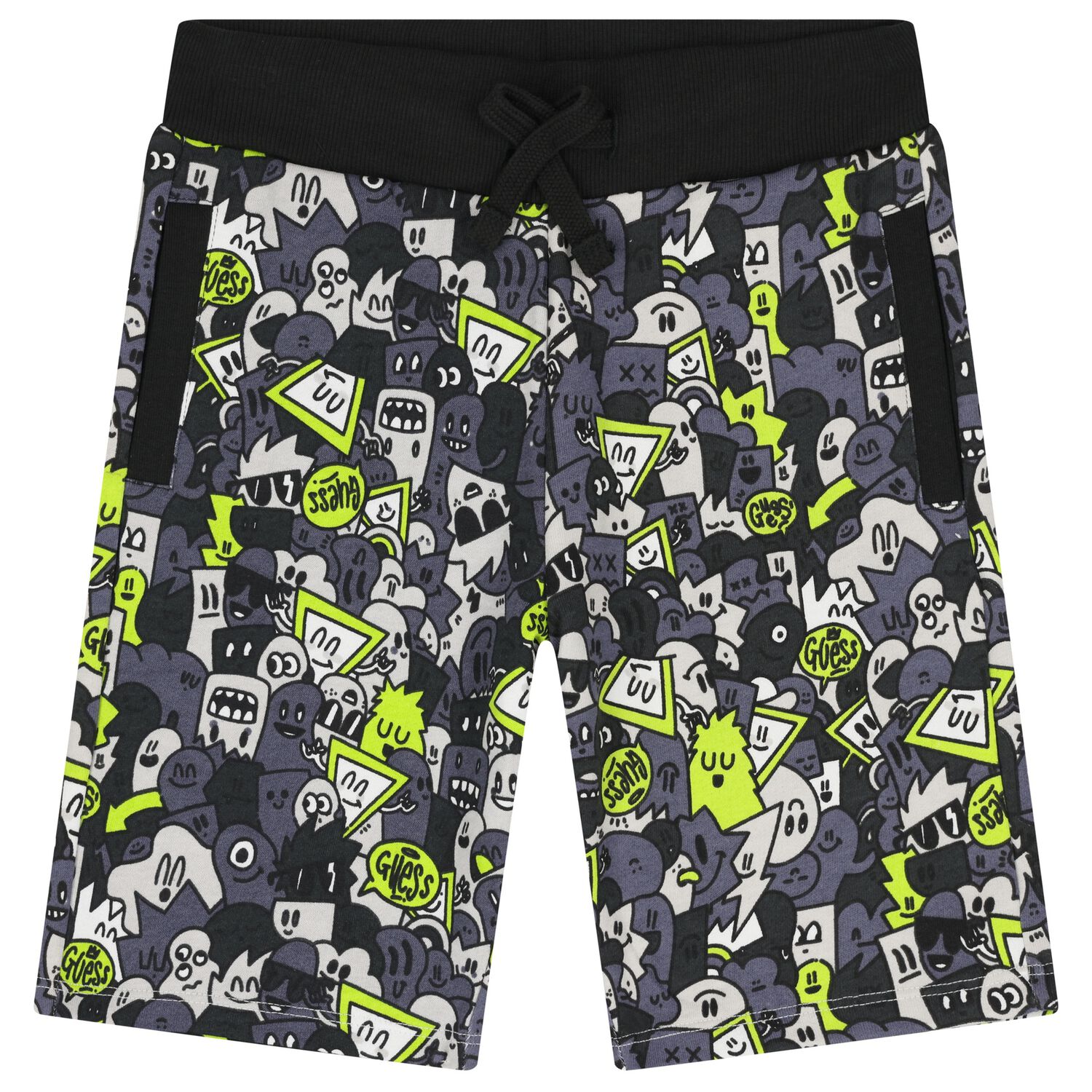 Boys Grey Logo Shorts, 1, hi-res image number null