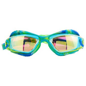Boys Green & Blue Swimming Goggles