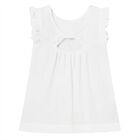 Younger Girls White Dress, 2, hi-res