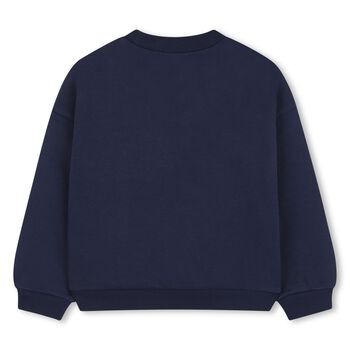 Girls Navy Blue Embellished Sweatshirt , 1 Girls Navy Blue Embellished Sweatshirt