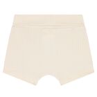 Baby Boys Ivory & Beige Shorts Set, 1, hi-res