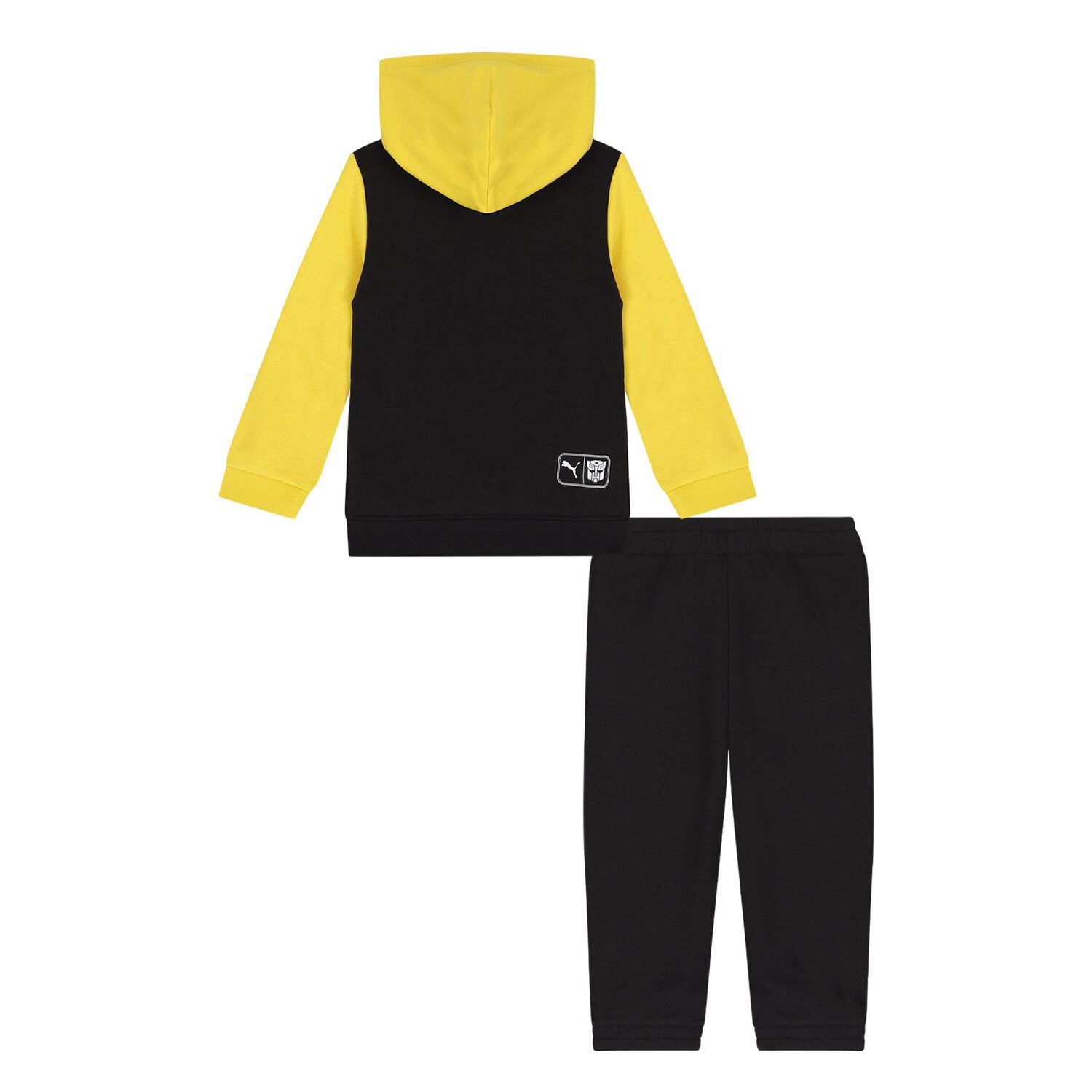 Younger Boys Black & Yellow Transformers Tracksuit, 1, hi-res