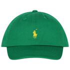 Boys Green Logo Cap, 1, hi-res