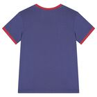 Boys Navy Blue Polo Logo T-Shirt, 1, hi-res