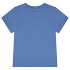 Boys Blue Elephant Logo T-Shirt, 2, hi-res
