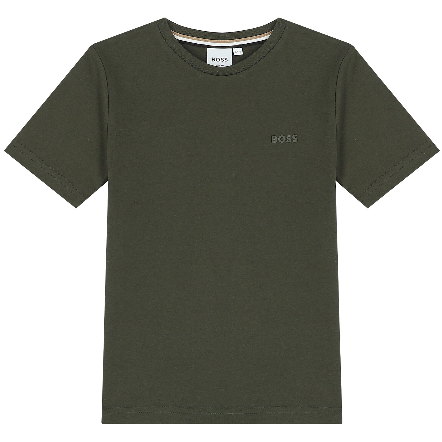 Boys Green Logo T-Shirt, 4, hi-res image number null