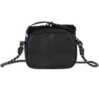 Girls Black Logo Shoulder Bag, 1, hi-res