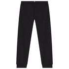 Boys Black Logo Joggers, 1, hi-res