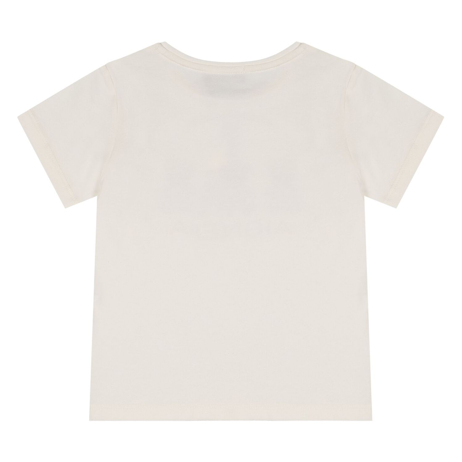 Younger Girls Ivory Teddy Bear T-Shirt, 1, hi-res