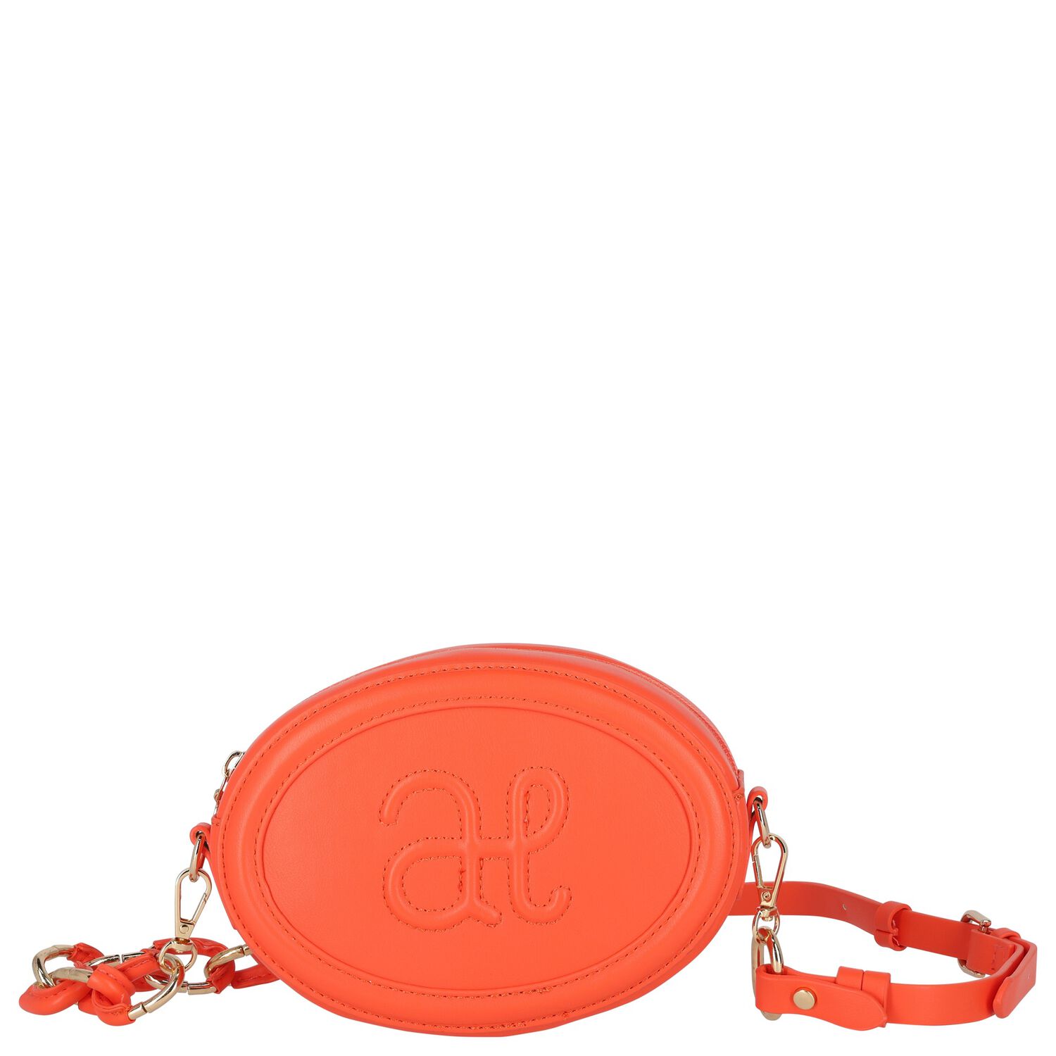 Girls Orange Logo Handbag, 2, hi-res image number null