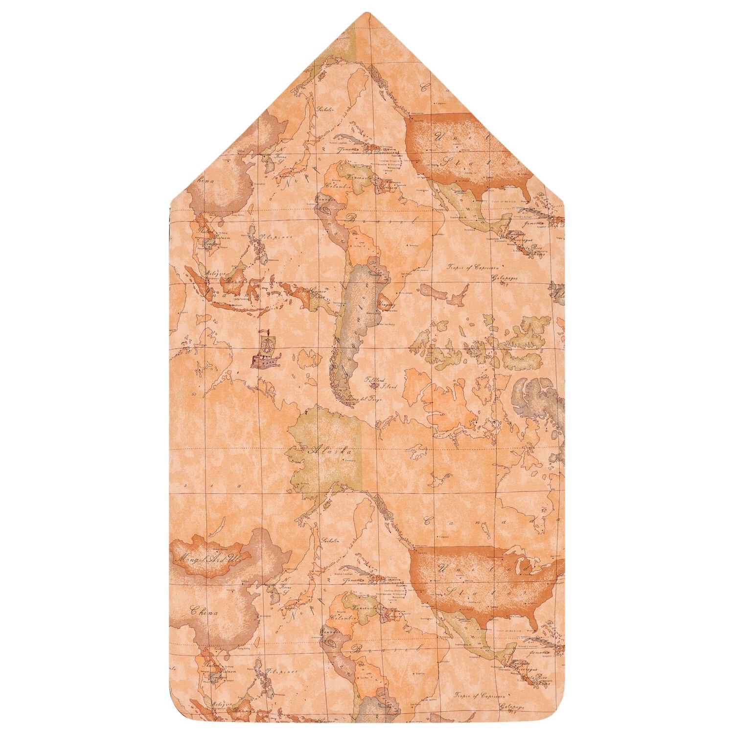 Navy Blue & Beige Geo Map Baby Nest, 1, hi-res image number null