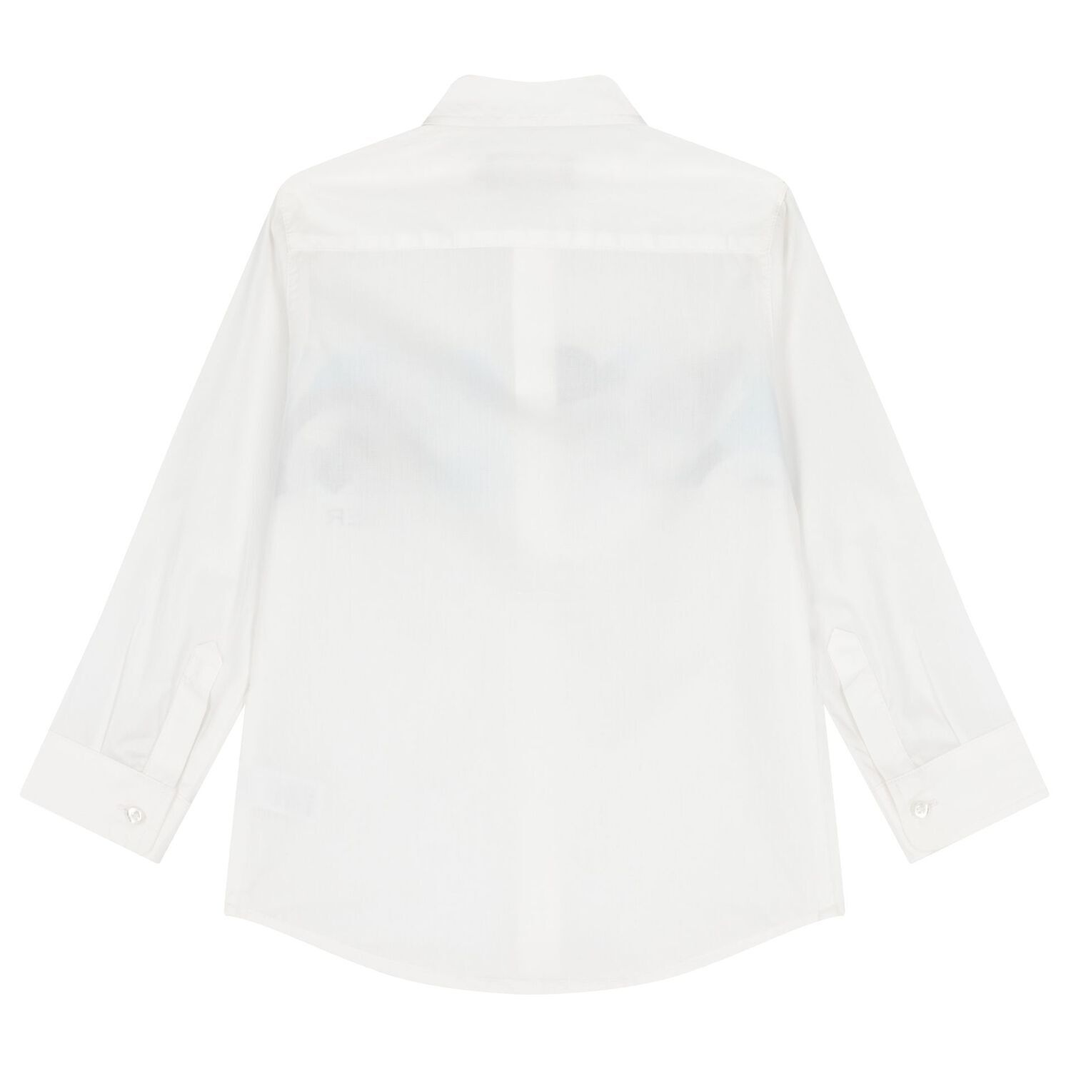 Boys White Logo Shirt, 1, hi-res image number null