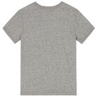 Boys Grey Logo T-Shirt, 1, hi-res
