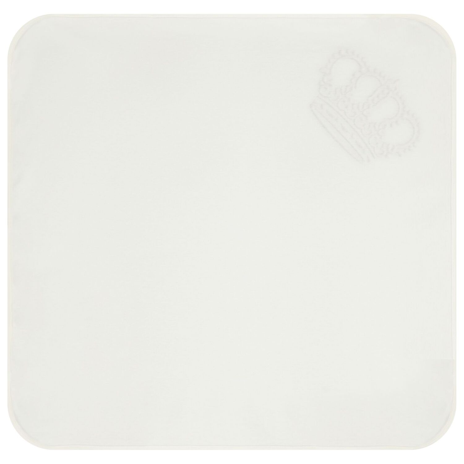 Baby Boys Ivory Crown Blanket & Hat Set, 1, hi-res image number null