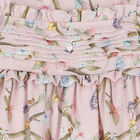 Younger Girls Pink Floral Dress, 1, hi-res