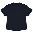 Boys Navy Blue Logo T-Shirt, 1, hi-res