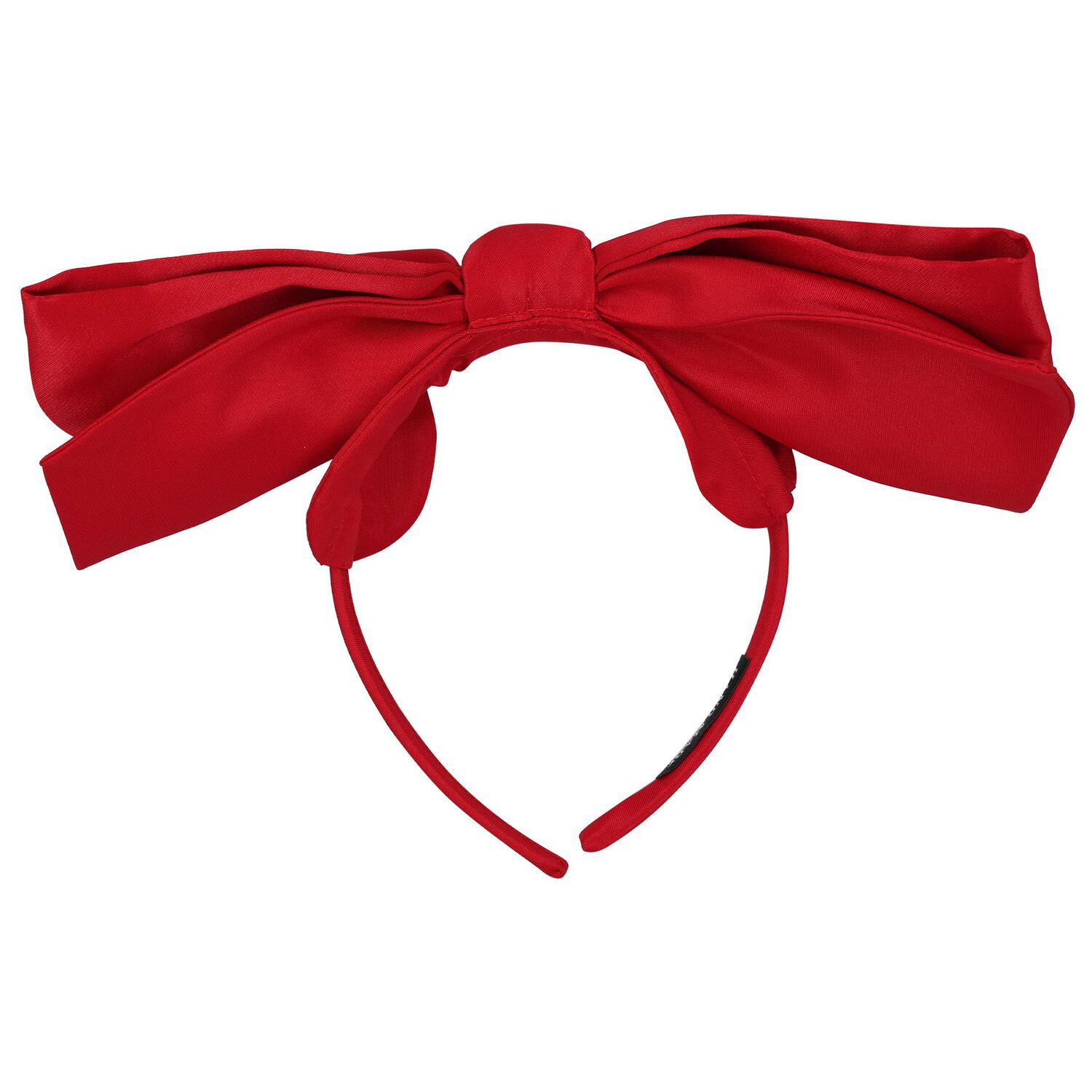 Girls Red Bow Headband, 1, hi-res