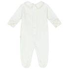 Baby Boys White & Gold Logo Babygrow Gift Set, 1, hi-res