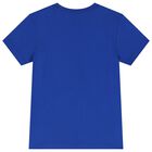 Boys Blue Logo T-Shirt, 1, hi-res