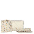 Beige Logo Baby Changing Bag, 1, hi-res