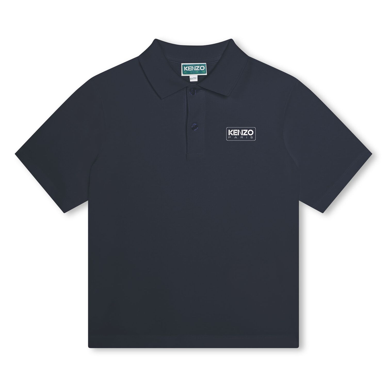 Boys Navy Blue Logo Polo Shirt, 2, hi-res