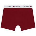 Boys Burgundy & Navy Blue Boxer Shorts (7-Pack), 1, hi-res