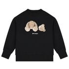Black Teddy Bear Logo Sweatshirt, 1, hi-res