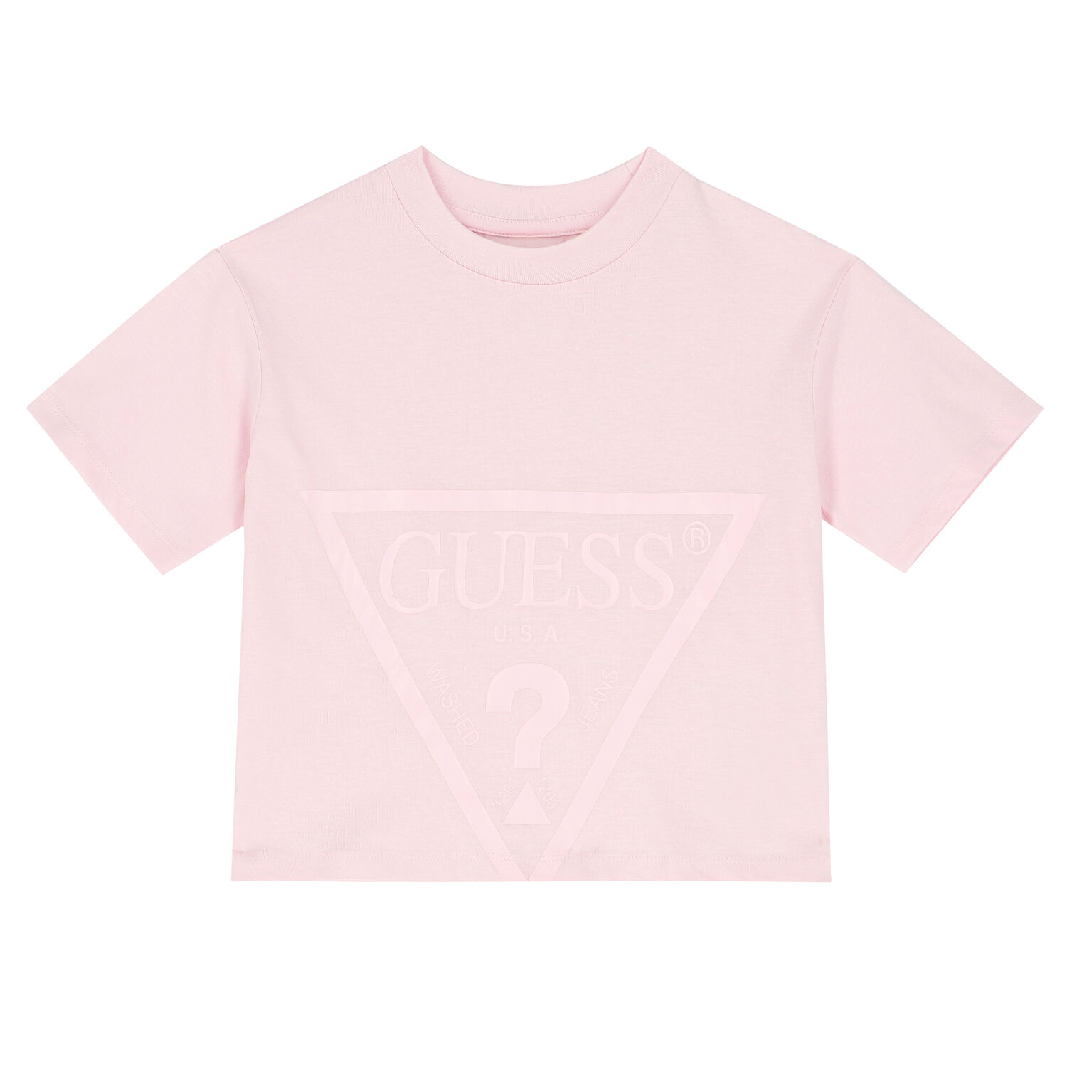 Girls Pink Logo T-Shirt, 2, hi-res image number null