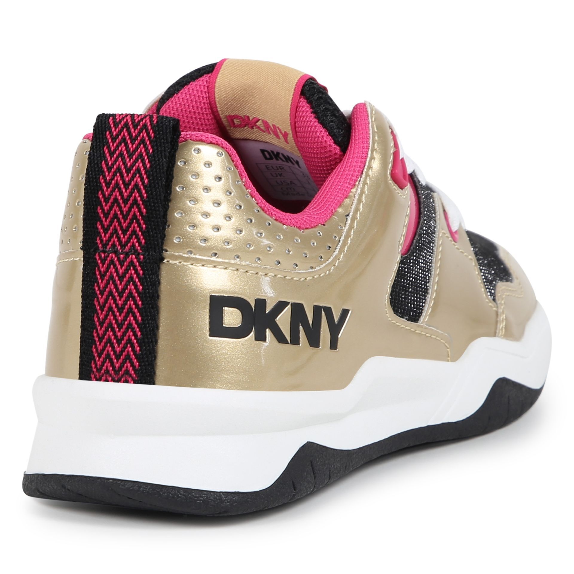 Pink dkny trainers sales