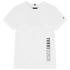 Boys White Logo T-Shirt, 2, hi-res