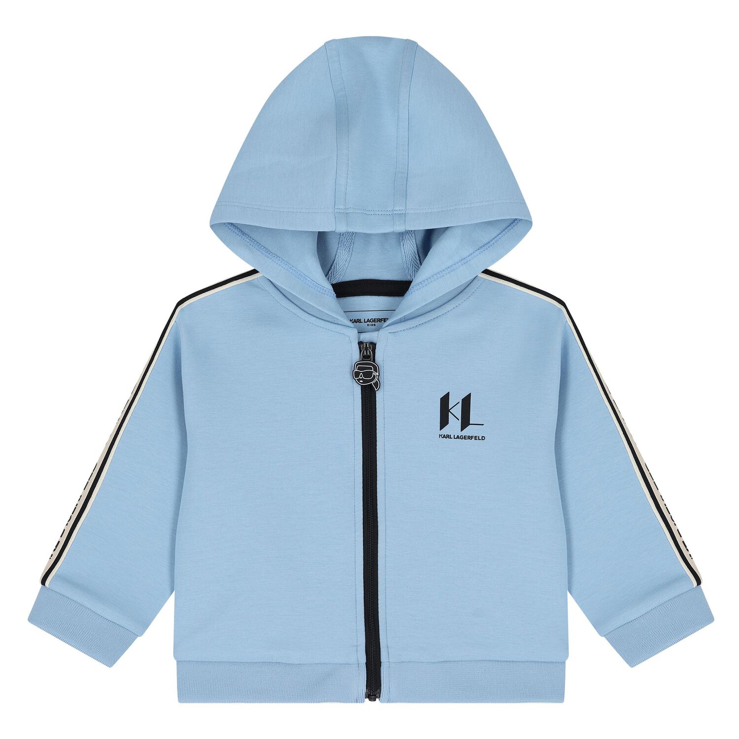 Younger Boys Blue Ikonik Karl Tracksuit Set, 1, hi-res